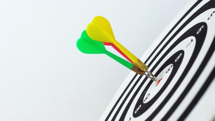 Photo of Darts in a Dart board