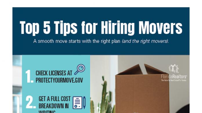 Moving tips infographic